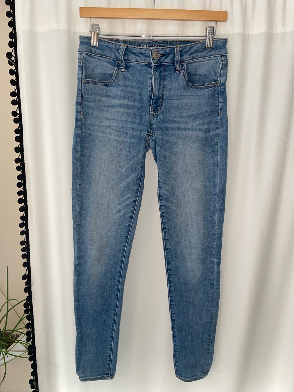 American Eagle jeggings skinny jeans women’s 6 long next level stretch jean
